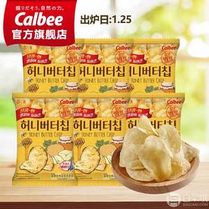 卡乐比 韩国进口 海太蜂蜜黄油薯片60g*6包