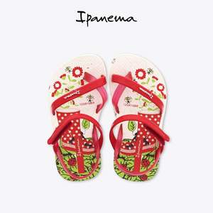 Ipanema 依帕内玛 时尚V系列 女童印花夹趾凉鞋 两色