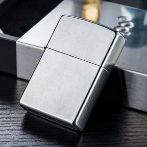 米国进口，ZIPPO 芝宝 205 锻纱镀铬 煤油防风火机