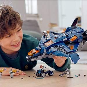LEGO 樂高 超級英雄系列 76126 復(fù)仇者聯(lián)盟昆式戰(zhàn)斗機(jī)(決戰(zhàn)版) 新低￡57.99（需用碼）