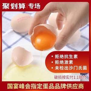 国宴峰会指定品牌，圣迪乐村 A级新鲜生鸡蛋 40枚装