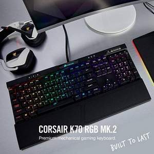 CORSAIR 海盜船 K70 RGB MK.2 機(jī)械游戲鍵盤 紅軸