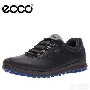 限41码，Ecco 爱步 Biom系列 Hybrid 2 男士防泼水真皮高尔夫运动鞋  Prime会员免费直邮含税