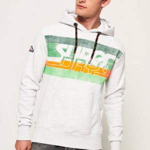 限L碼，Superdry 極度干燥 Rivine Stripe 男士連帽休閑衛(wèi)衣 