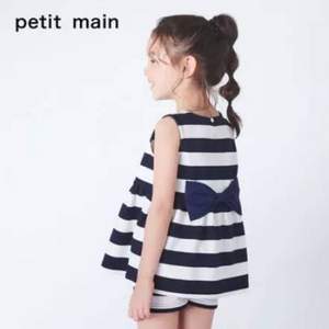0点开始，日本超高人气童装品牌 petit main 2019夏新款女童时尚洋气两件套 2色