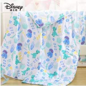 Disney 迪士尼 纯棉可水洗夏凉被空调被110*150cm 多款 赠蕾丝边方巾1条