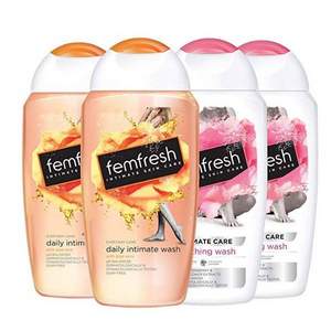 Femfresh 芳芯 女士洗护液 洋甘菊250ml*2 +蔓越莓250ml*2