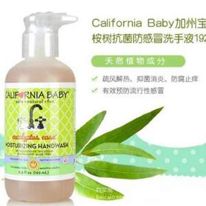 CALIFORNIA BABY 加州宝宝 预防流行性感冒桉树洗手液 192ml*2瓶