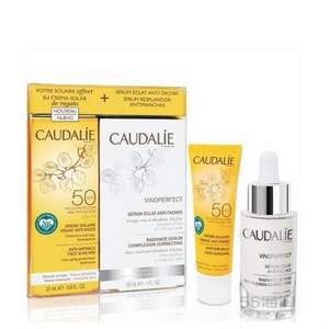Caudalie 歐緹麗 葡萄籽兩件套裝 亮白精華液30ml+防曬霜20ml ￡31.5（需用碼）
