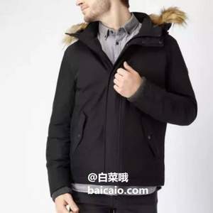限M碼，Boss Orange 橙標(biāo) Owylie 男士連帽羽絨夾克 Prime會員免費(fèi)直郵含稅