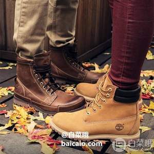 限UK8.5码，Timberland 添柏岚 6 Inch Basic Alburn 男士中帮靴