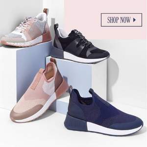 <span>兩色白菜！</span>19春夏款 Sam Edelman 女士織物襪套休閑鞋 Dania G2447F 兩色