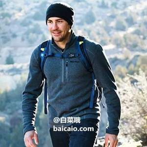 限尺碼，Marmot 土撥鼠 Drop Line ? 男士抓絨衣 Prime會(huì)員免費(fèi)直郵含稅