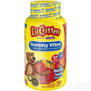 L'il Critters 麗貴 小熊糖 兒童綜合維生素軟糖 190粒 *2件