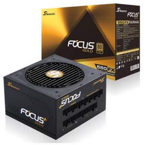 SEASONIC 海韵 FOCUS+系列 550FX 80PLUS金牌全模组电源 550W 