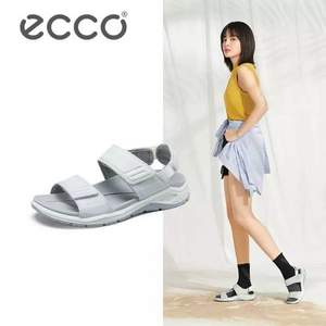 限4码，ECCO 爱步 X-trinsic 全速系列 女士真皮凉鞋