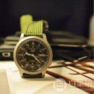 Seiko 精工5號(hào)盾 SNK805 大飛款 自動(dòng)機(jī)械男表 Prime會(huì)員免費(fèi)直郵含稅