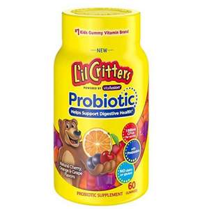 L'il Critters 麗貴 兒童益生菌軟糖 助消化小熊軟糖 60粒 Prime會(huì)員湊單免費(fèi)直郵含稅