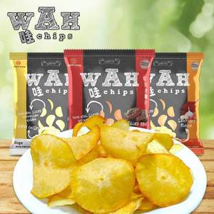 印尼进口，WAH牌 木薯片三口味32g*6包*2件 ￥13.9包邮
