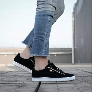 限尺码，PUMA 彪马 Suede Jewel Metalic 板鞋 366725-01 