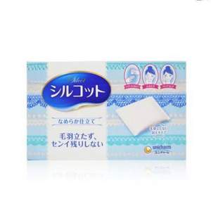 unicharm 尤妮佳 Silcot 壓邊厚款化妝棉 82片 *3件