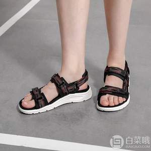 US6-6.5碼，19年夏款 ECCO 愛步 X-Trinsic全速系列 女士織物涼鞋880623