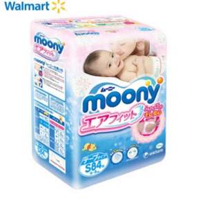 moony 尤妮佳 婴儿纸尿裤 S84片  