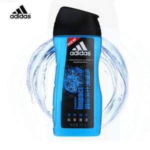 adidas 阿迪達(dá)斯 男士縱情沐浴露（縱情250ml+源動250ml） *4件