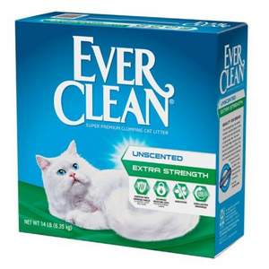 EverClean 蓝钻 美国进口 抗菌猫砂 绿白标 14磅*2件 106.2元包邮
