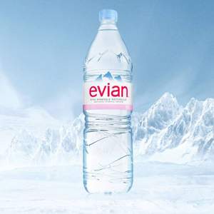 Evian 依云 矿泉水 1.5L*6瓶 *4件 216元