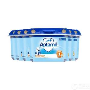 德国版，Aptamil 爱他美 婴幼儿奶粉 1+段/2+ 800g安心罐装*6罐