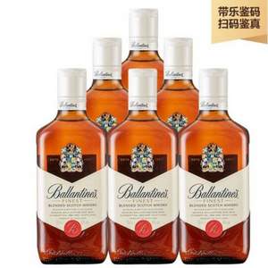 Ballantine's 百龄坛 特醇威士忌 500ml*6瓶 318元包邮