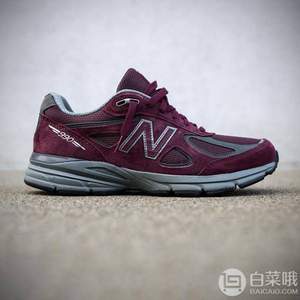 New Balance 新百伦 美产 990V4 男款第四代总统慢跑鞋 