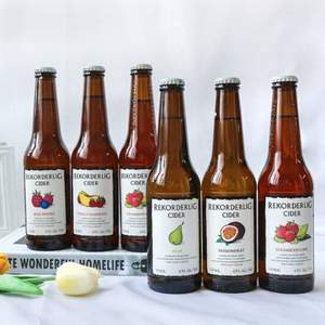 瑞典进口，Rekorderlig 瑞可德林 西打酒/苹果酒套装330ml*6瓶*3件 ￥285.6包邮