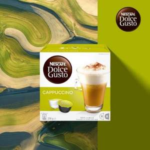 Nescafé 雀巢 Dolce Gusto 多趣酷思 卡布奇诺胶囊咖啡 16颗 *4件 120元包邮