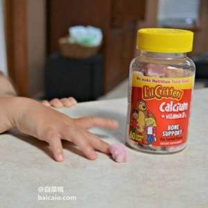 限PLUS會員，L'il Critters 麗貴 小熊糖 維生素D加鈣 150粒*4瓶