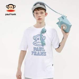 Paul Frank 大嘴猴 2019新款 男港风纯棉短袖T恤 多款