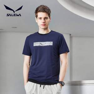 Salewa 沙樂華 男款戶外速干高彈短袖T恤 三色