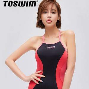 TOSWIM 拓胜 TS610001 女款连体泳衣（赠泳衣胸垫）