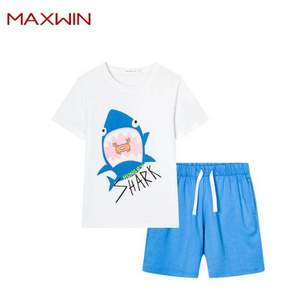 优衣库制造商，Maxwin 马威 男童短袖套装 3色