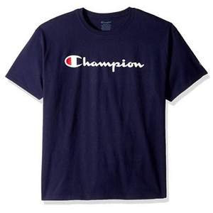 PRIMEDAY特价，Champion 冠军牌 Jersey 男士经典休闲纯棉T恤 限尺码