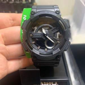 CASIO 卡西歐 AEQ110W-2AV 男士 石英數(shù)模雙顯手表