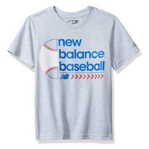 <span>白菜！</span>限18/20码，New Balance 新百伦 男大童速干短袖T恤