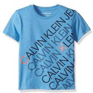 Calvin Klein 卡尔文·克莱恩 男小童字母印花T恤