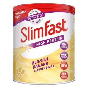 Slimfast 饱腹感代餐奶昔能量代餐粉 香蕉味 438g 