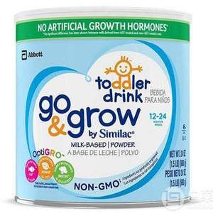 已过期，PRIMEDAY特价，Similac 美版雅培 Go & Grow 婴幼儿奶粉(12-24个月) 680g*6罐