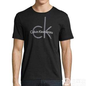 PRIMEDAY特價，Calvin Klein 卡爾文·克萊恩 男款經(jīng)典CK徽標(biāo)短袖T恤