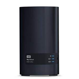 直降￥340新低！WD 西部数据 Diskless My Cloud EX2 Ultra 双盘位NAS 8TB