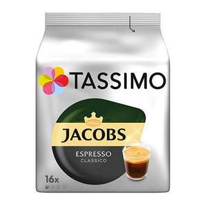 PRIMEDAY特价，Tassimo Jacobs 经典意式咖啡 16个*5袋 