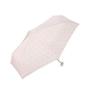 w.p.c  黄金串珠爱心 粉色 折叠 遮阳伞50cm 